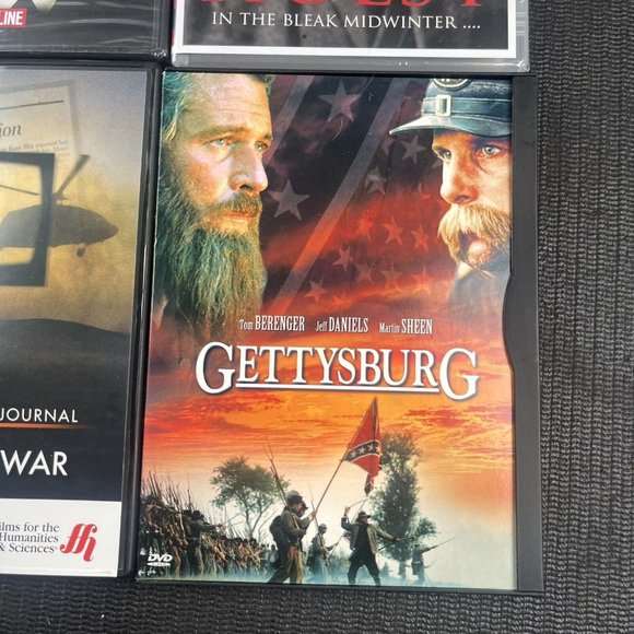 Lot of 4‎ War DVDs - Gettysburg Holst Bleak Midwinter Buying The War Bush PBS - Picture 6 of 13
